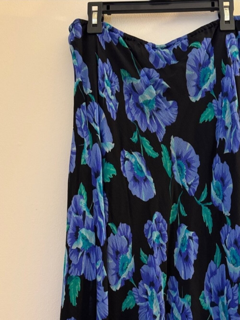 Vintage Floral Silk Skirt - Picture 2 of 2